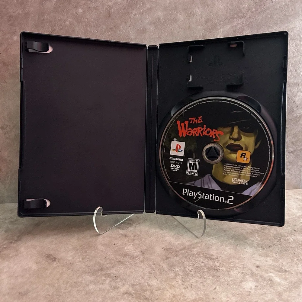 The Warriors (PS2 PlayStation 2, 2005) Rockstar Games Black Label No Manual